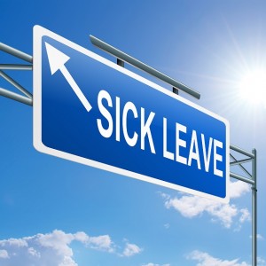 Sick Leave Sign (2) small