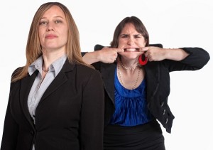 Angry woman - small