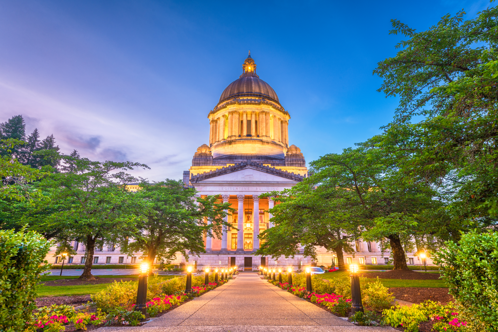 State Capital building in Olympia