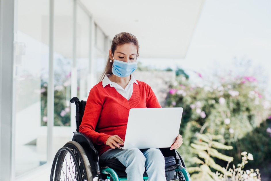 Working Woman in Wheelchair