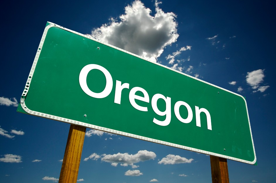 Oregon state sign